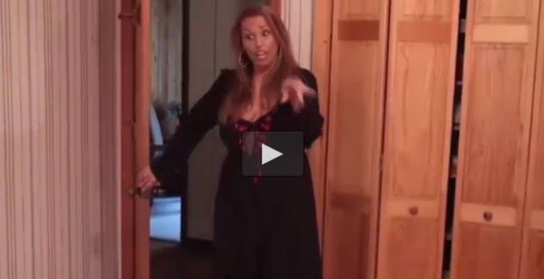 Milf's College-Girl Catches Male Masturbating
