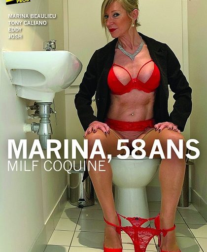Sexy Blonde Mature: Marina, 58 ans, MILF coquine